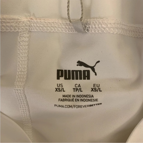 Puma Womens Powershape Skort Size XS Long Pink White Striped Golf Tennis NWT $75 - Picture 9 of 12